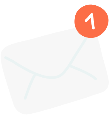 Mail icon representing step 4 of submitting your immigration application