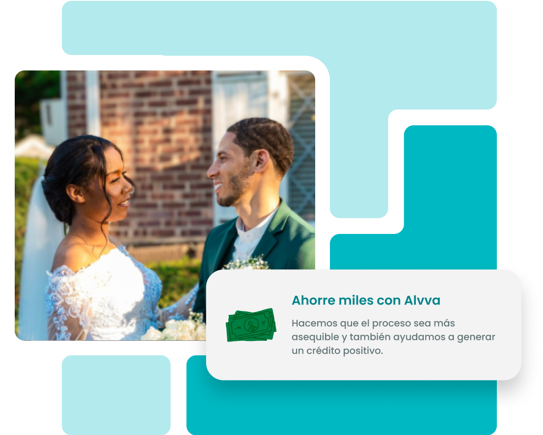 Illustration showing how Alvva saves time and money on immigration applications